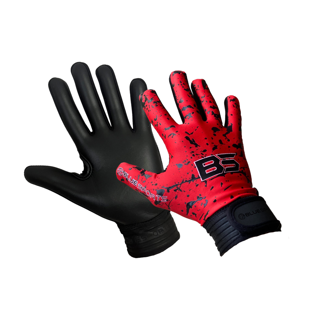 Bluesports GAA Gloves Red Black